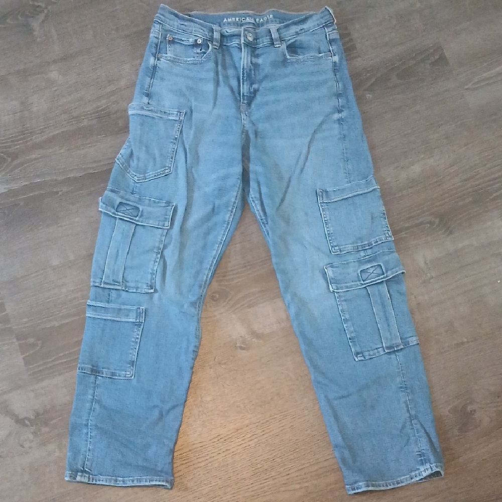 Blue Cargo Jeans